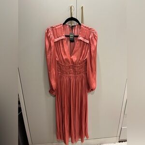 Pink maje dress with tags